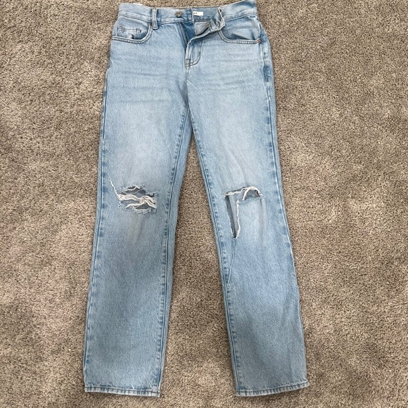 PacSun Eco Light Blue Cutout Boyfriend Jeans size 23 - Picture 1 of 3